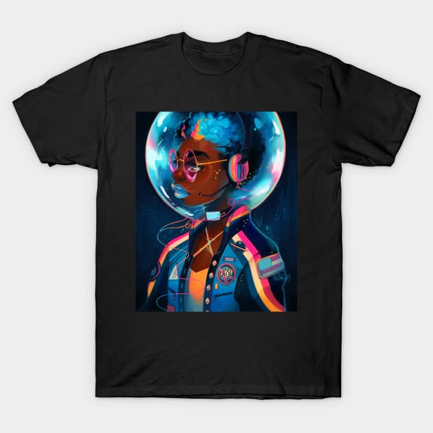 Space Letterman II T-Shirt by GDBee